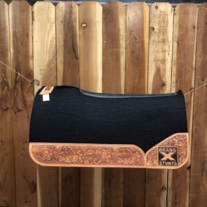 custom hand tooled saddle pad