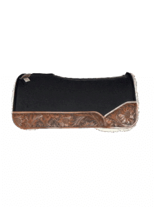 custom hand tooled saddle pad