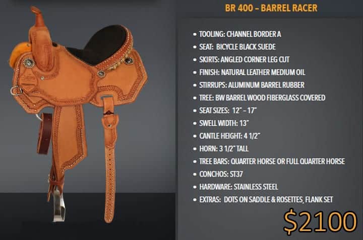 Details about   Beautifuly Hand carved Designer Western Leather Barrel saddle 4 sizes available 
