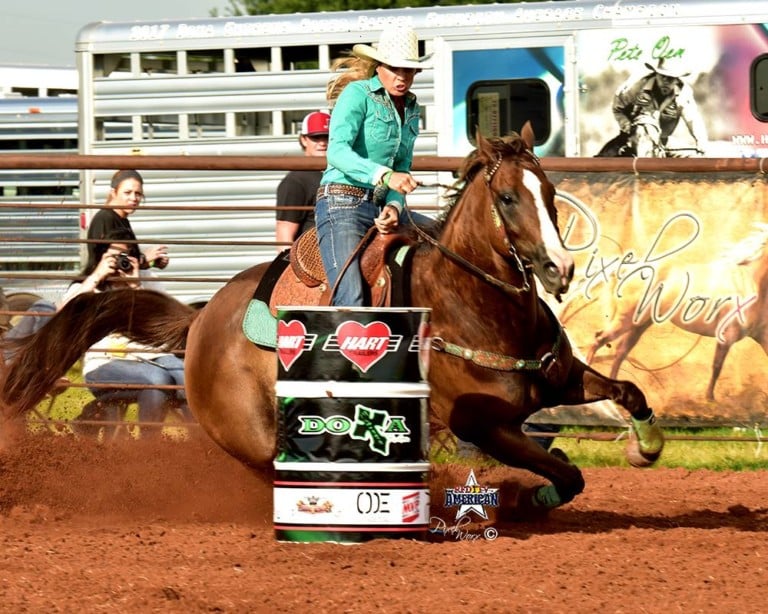 Danyelle Campbell on Horse Polo Wraps