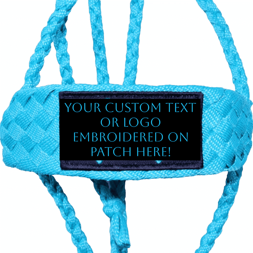 CUSTOM Mule Tape Halter w/ 8.5' Lead Best Ever Pads