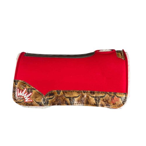 30x30 3/4" Red Kush Fleece Saddle Pad (#123556)