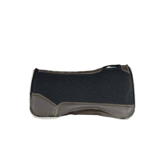 32x32 1" Black Kush Fleece Saddle Pad (#122587)