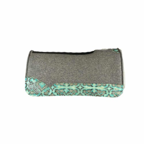 32x32 3/4" Gray Kush Fleece Saddle Pad (#123192)