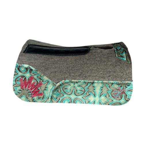 20x20 1" Gray Kush PONY Saddle Pad (#131404)