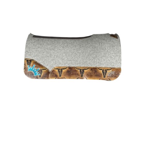 30x30 1.25" Gray Kush Wool Saddle Pad (#131410)