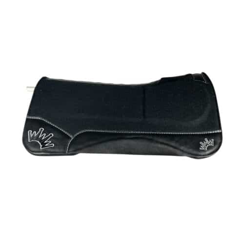 32x32 1" Black Kush Cadillac Saddle Pad (#131420)