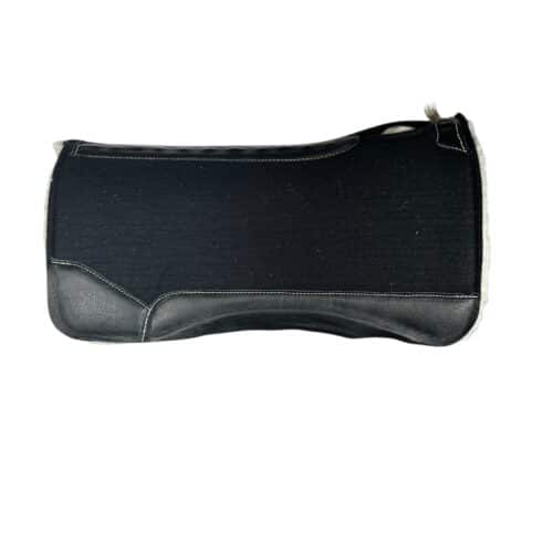34x34 1" Black Kush Fleece Saddle Pad (#131421)