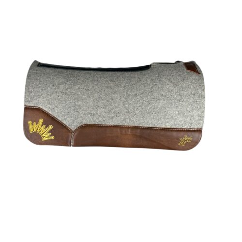 30x30 1" Gray Kush Wool Saddle Pad (#1320320)