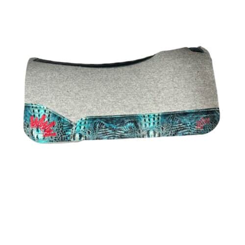 32x32 1.25" Gray Kush Wool Saddle Pad (#132268)