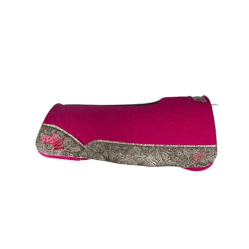 30x30 1" Pink Kush Wool Saddle Pad (#132071)