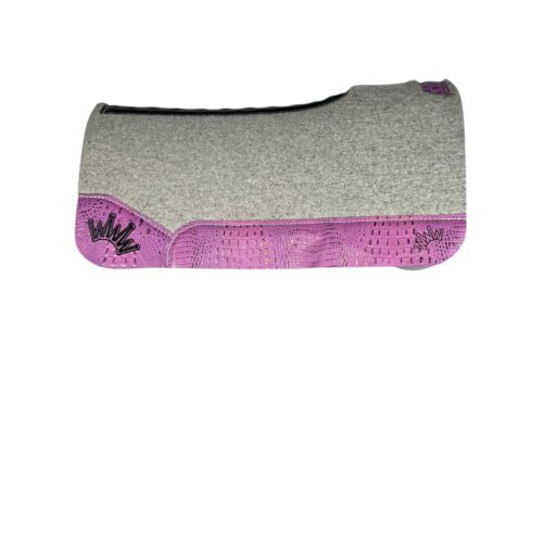 32x32 1.25" Gray Kush Wool Saddle Pad (#132284)