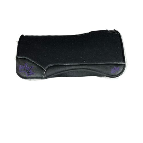 30x30 3/4" Black Kush Fleece Saddle Pad (#132868)
