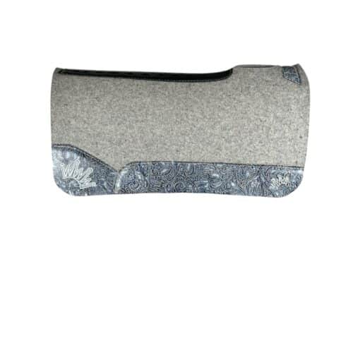 32x32 3/4" Gray Kush Wool Saddle Pad (#133181)