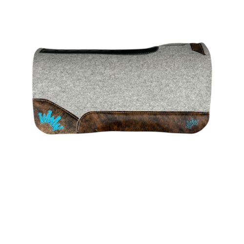 32x32 1" Gray Kush Wool Saddle Pad (#133579)