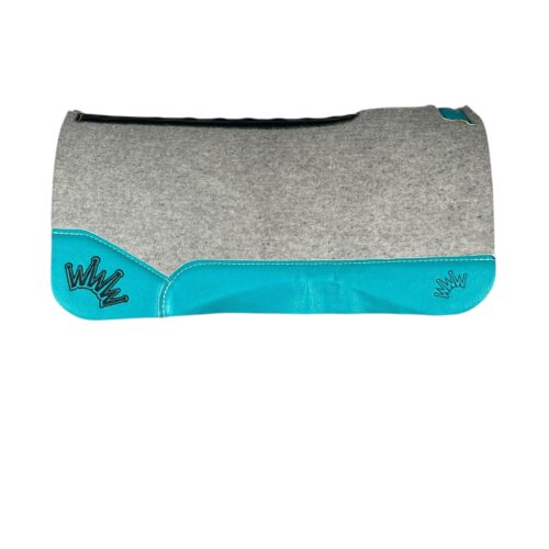 32x32 1.25" Gray Kush Wool Saddle Pad (#132285)