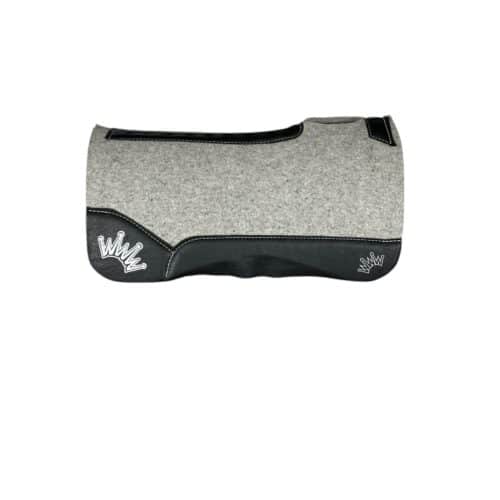 28x28 1" Gray Kush Wool Saddle Pad (#133614)