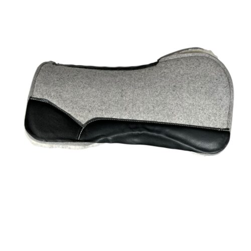 30x30 1" Gray Kush Fleece Open Extended Saddle Pad (#133867)