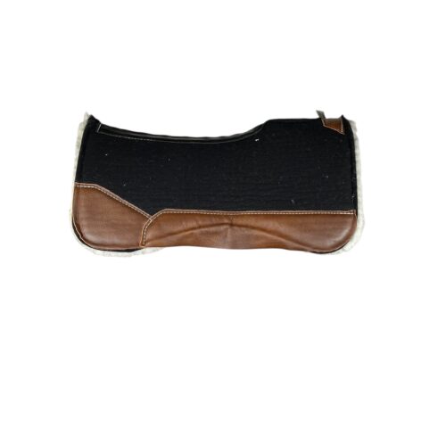 28x28 3/4" Black Kush Fleece Saddle Pad (#133865)