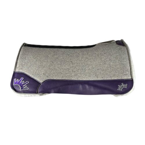 32x32 1" Gray Kush Fleece Saddle Pad (#132125)