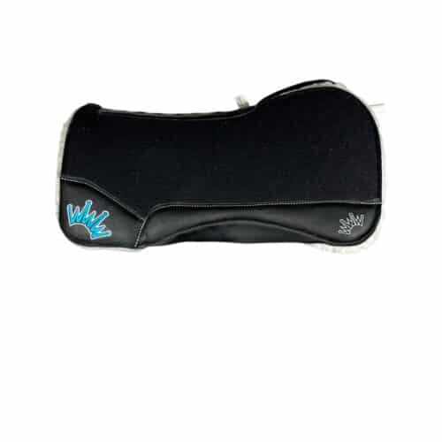 30x30 1" Black Kush Fleece Saddle Pad (#132976)