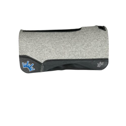 32x32 1" Gray Kush Wool Saddle Pad (#133576)