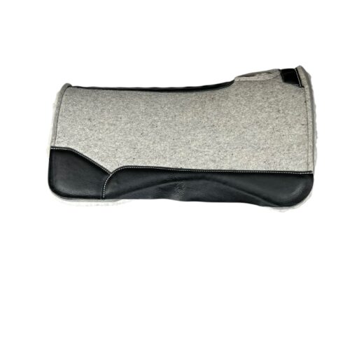 32x32 1" Gray Kush Fleece Saddle Pad (#133868)