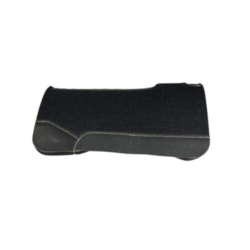 32x32 1.25" Black Kush Wool Saddle Pad (#133922)