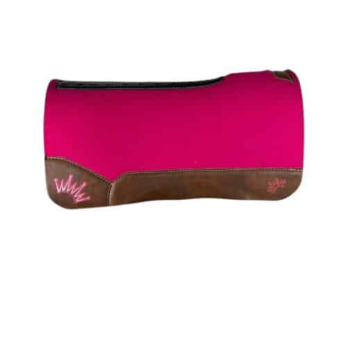 32x32 1" Pink Kush Wool Saddle Pad (#132077)