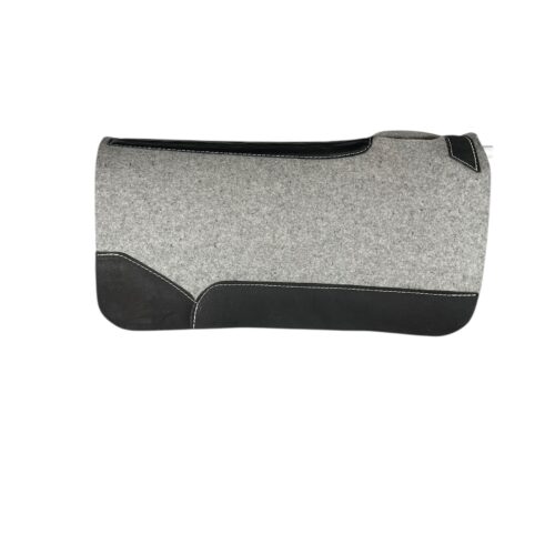 32x32 3/4" Gray Kush Wool Saddle Pad (#133185)