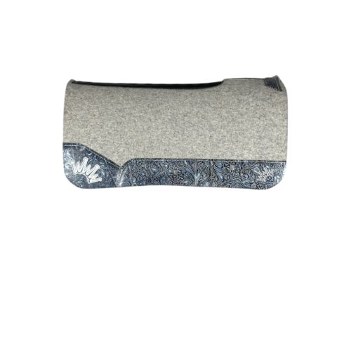 32x32 1" Gray Kush Wool Saddle Pad (#133918)