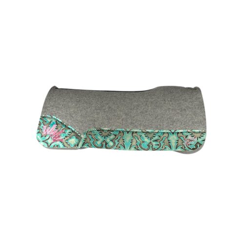 30x30 1" Gray Kush Wool Saddle Pad (#132039)