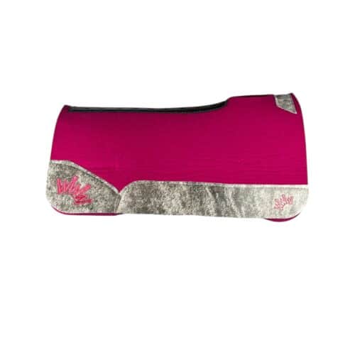 30x30 1" Pink Kush Wool Saddle Pad (#132079)