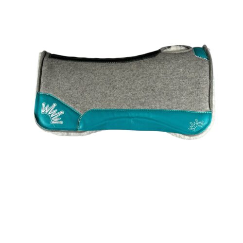 32x32 1" Gray Kush Fleece Saddle Pad (#132089)