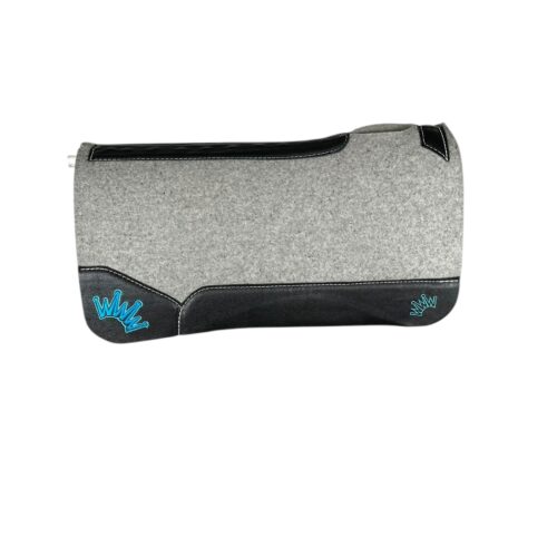 32x32 3/4" Gray Kush Wool Saddle Pad (#133186)