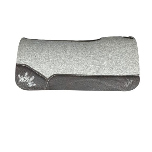 32x32 1" Gray Kush Wool Saddle Pad (#133573)