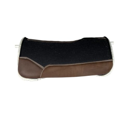 28x28 3/4" Black Kush Fleece Saddle Pad (#133843)