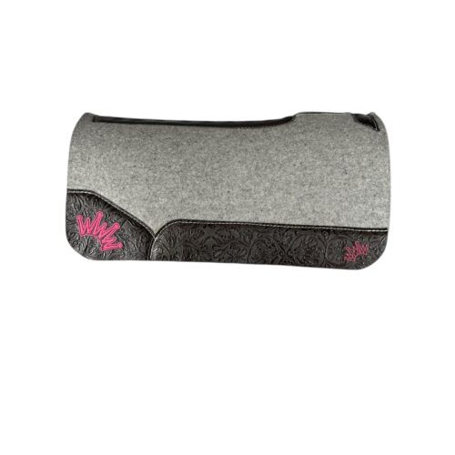 30x30 1" Gray Kush Wool Saddle Pad (#132040)