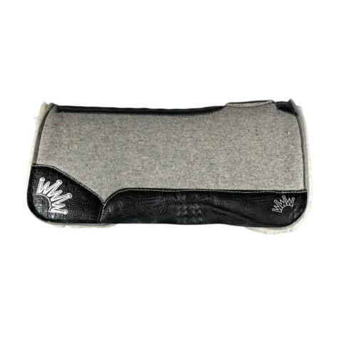 30x30 3/4" Gray Kush Fleece Saddle Pad (#132138)