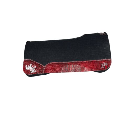 32x32 1.25" Black Kush Wool Saddle Pad (#133048)