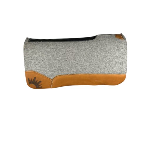 32x32 1" Gray Kush Wool Saddle Pad (#133240)