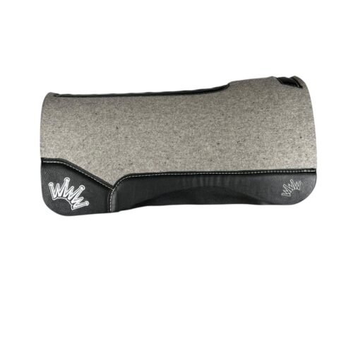 32x32 1" Gray Kush Wool Saddle Pad (#133571)