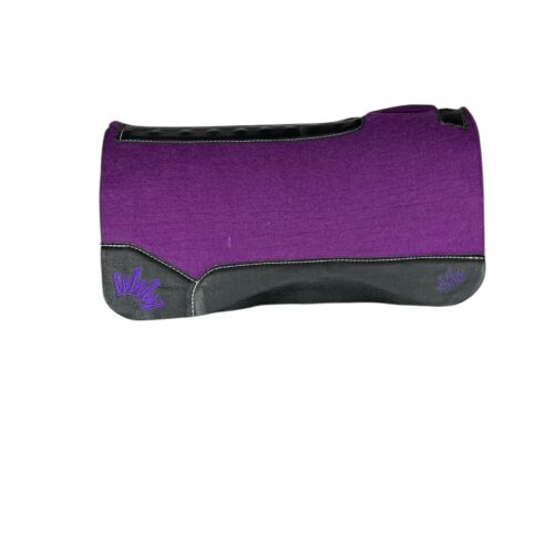 32x32 1" Purple Kush Wool Saddle Pad (#133915)
