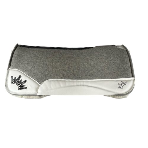 30x30 3/4" Gray Kush Fleece Saddle Pad (#132139)