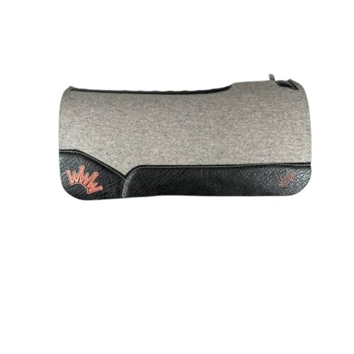 32x32 1" Gray Kush Wool Saddle Pad (#133570)