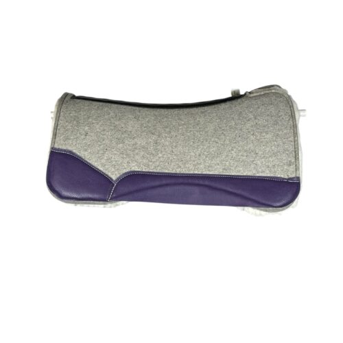 30x30 1" Gray Kush Fleece Saddle Pad (#133626)