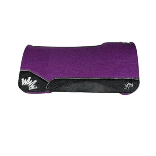 32x32 1" Purple Kush Wool Saddle Pad (#133914)
