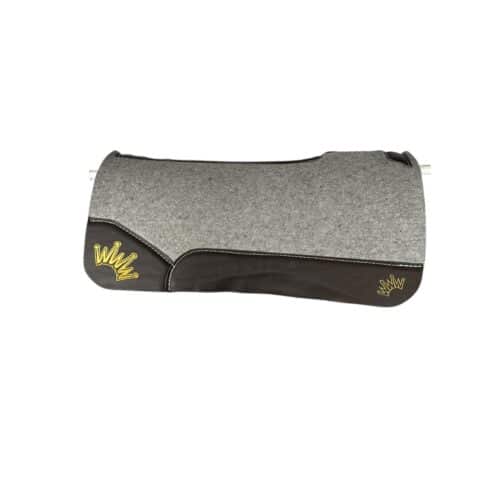 30x30 1" Gray Kush Wool Saddle Pad (#132043)
