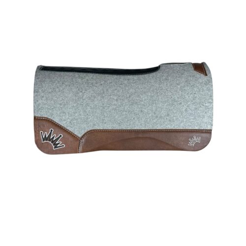32x32 3/4" Gray Kush Wool Saddle Pad (#133190)