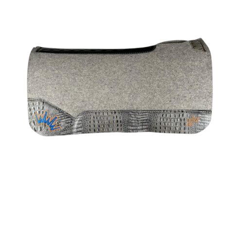 32x32 1" Gray Kush Wool Saddle Pad (#133569)